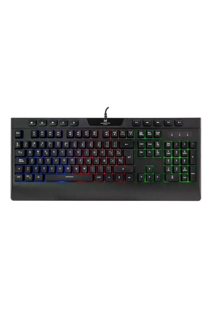 Teclado Gamer Membrana Monster Inception RGB Anti-Ghosting-0