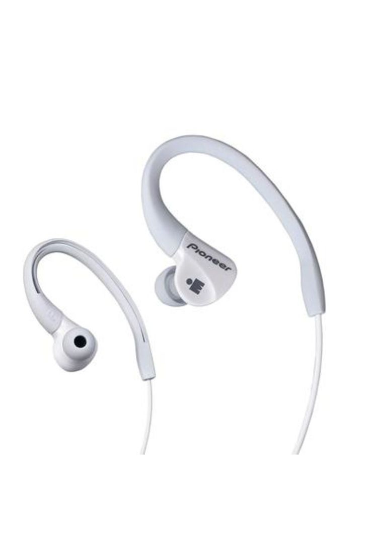 Audífono Clip Ear Pioneer Deportivo Se-e3m Blanco Fx-0