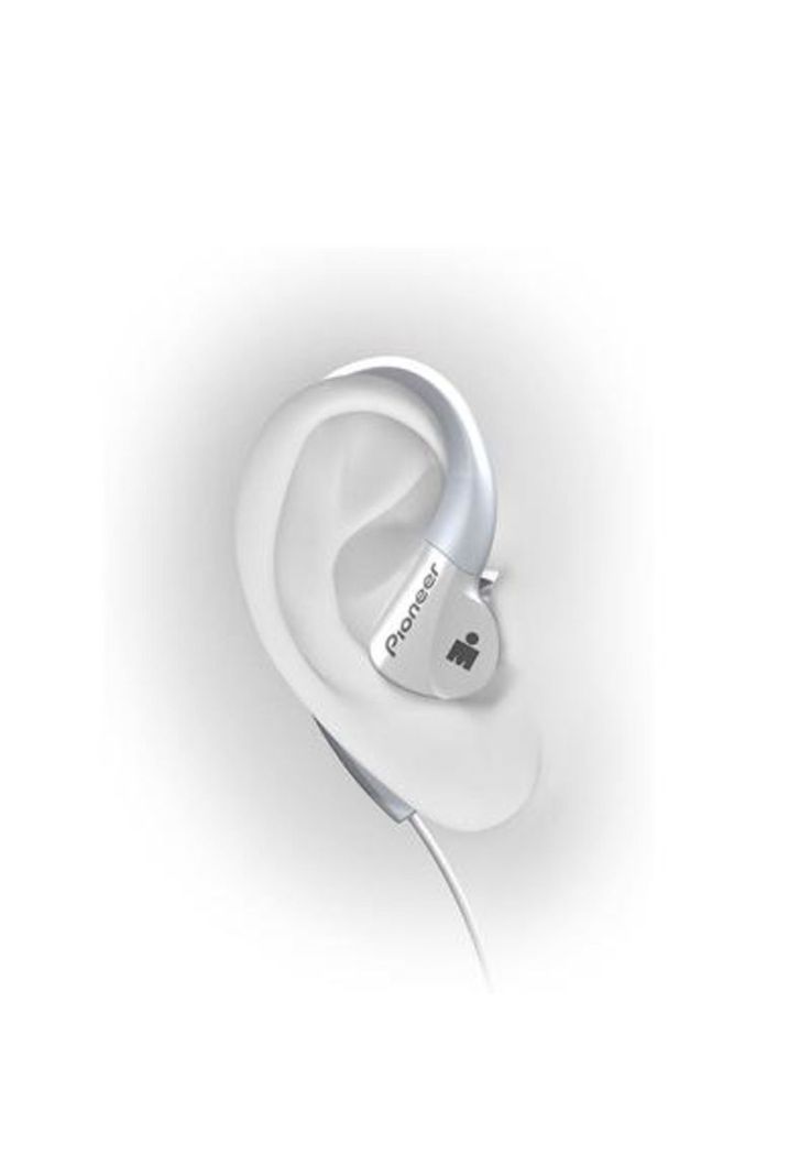 Audífono Clip Ear Pioneer Deportivo Se-e3m Blanco Fx-2