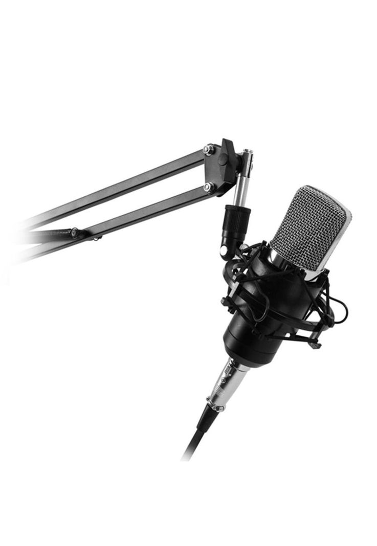 Kit Studio Microphone Con Soporte Antipop Stand Philco-1