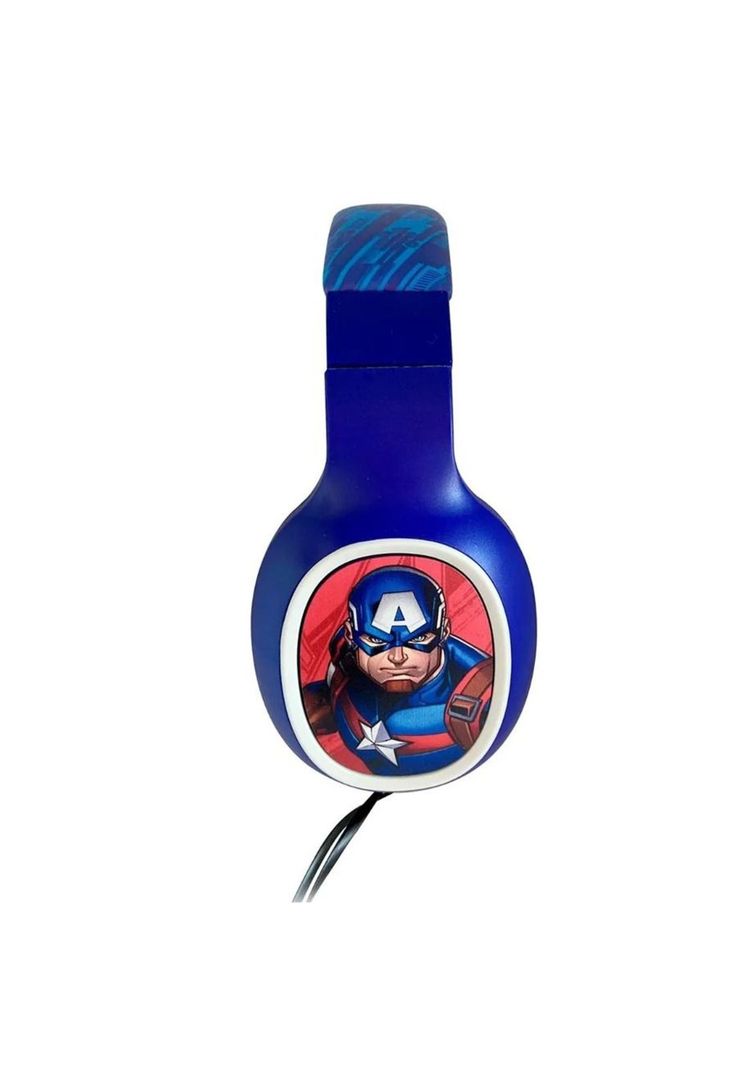 Audífonos Marvel Capitán América Teen Micrófono Electrotom-2