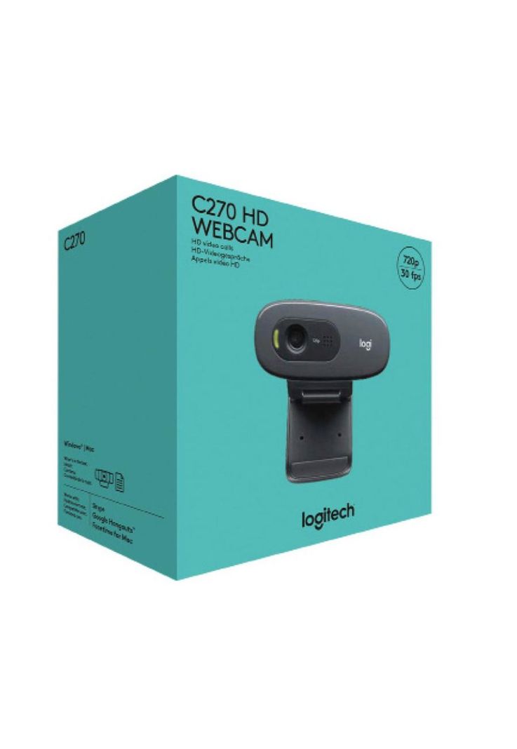 Cámara Web Logitech C270 Widescreen HD-4