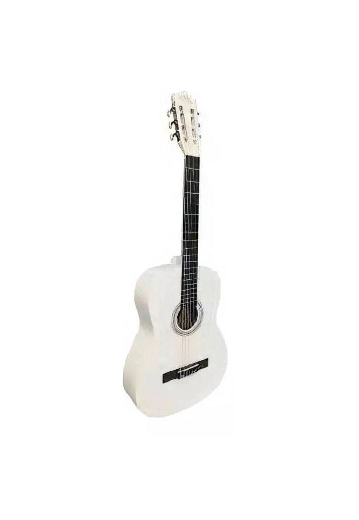 Guitarra Acústica Sevillana 30'' Con Funda Blanco Mlab-1
