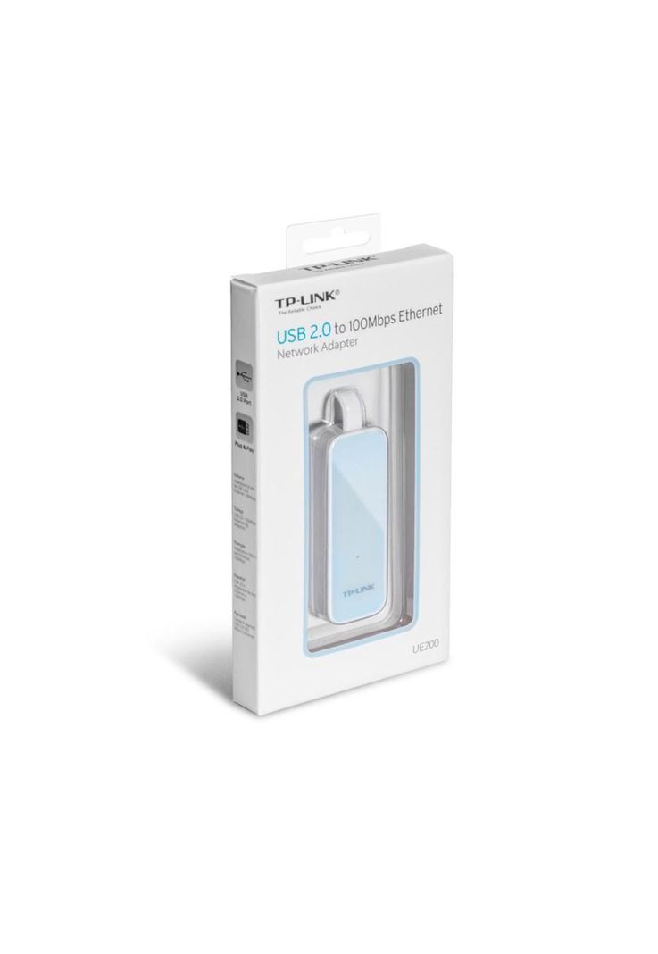 Adaptador De Red Usb 2.0 A Ethernet A 100mbps Ue20 Fx-2