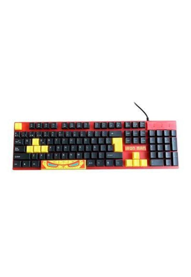Kit Gamer Marvel Iron Man 3 en 1 Teclado Mouse Audifonos-1