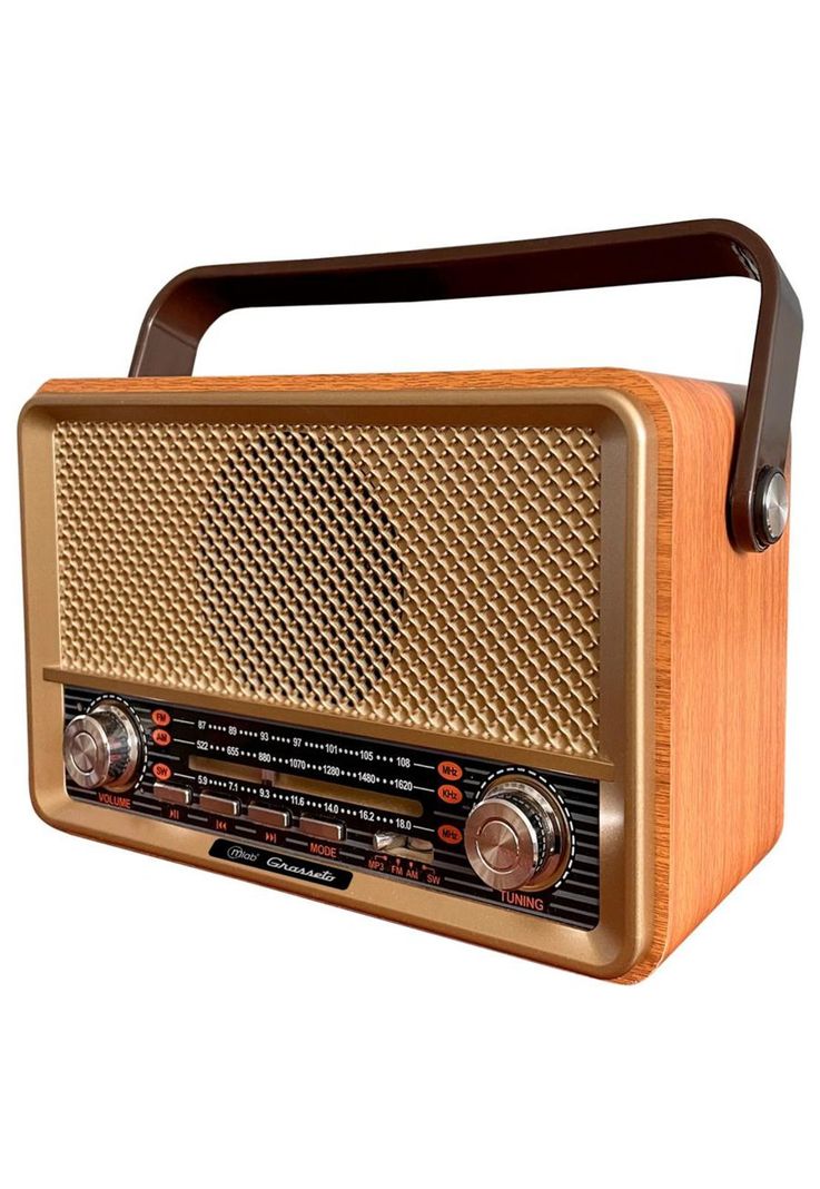 Radio Portátil Bluetooth Retro Grosseto Mlab 9142-0