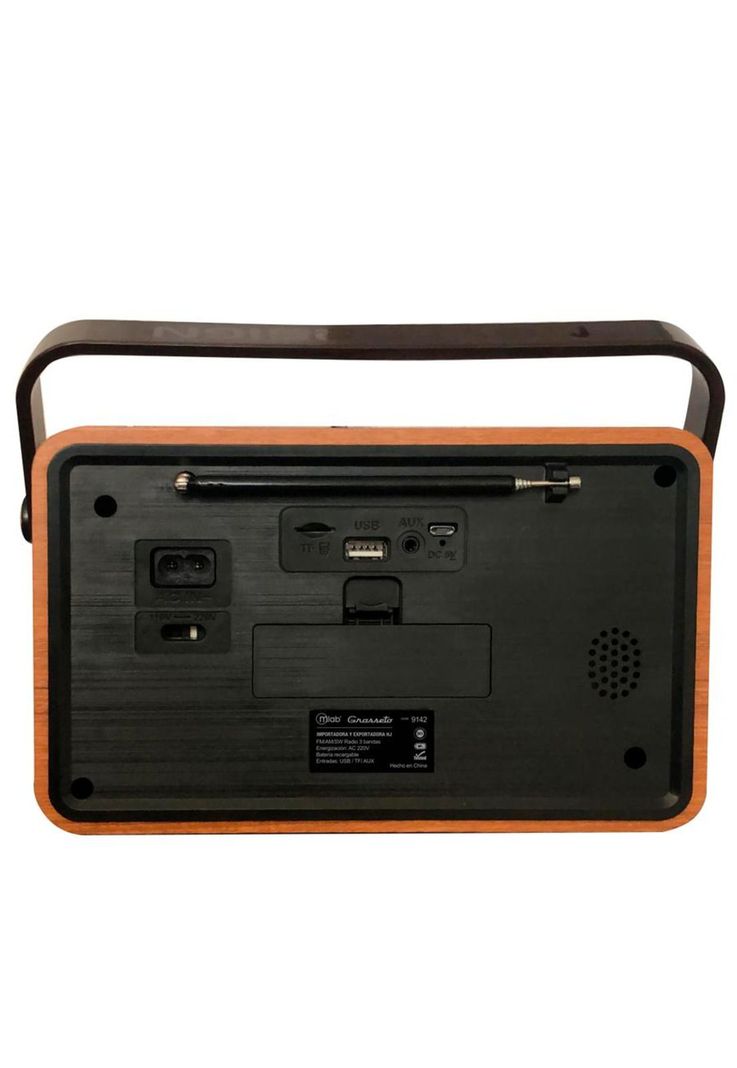 Radio Portátil Bluetooth Retro Grosseto Mlab 9142-1