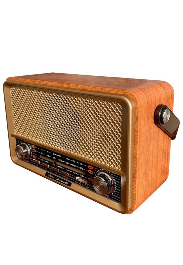 Radio Portátil Bluetooth Retro Grosseto Mlab 9142-2