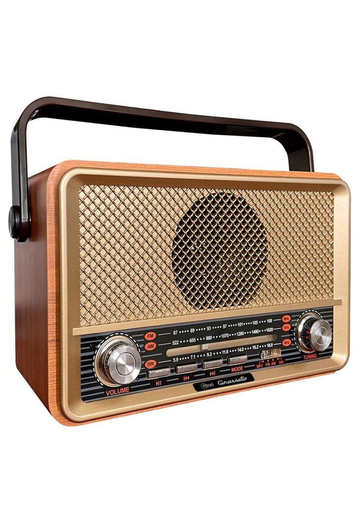 Radio Portátil Bluetooth Retro Grosseto Mlab 9142-4