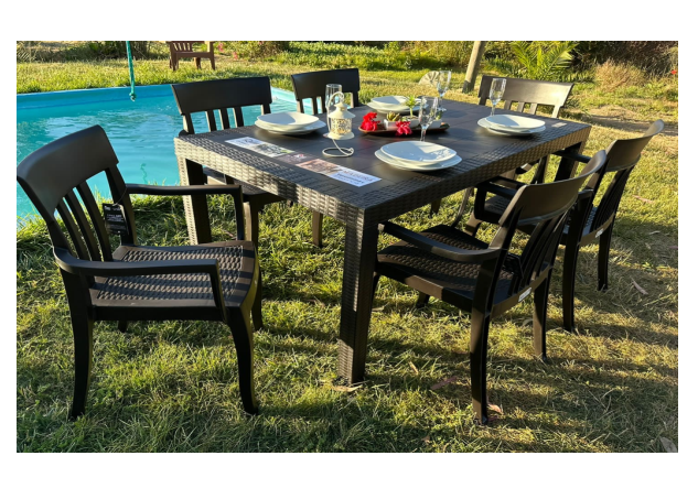Comedor ratan 6 personas alta resistencia y durabilidad-2
