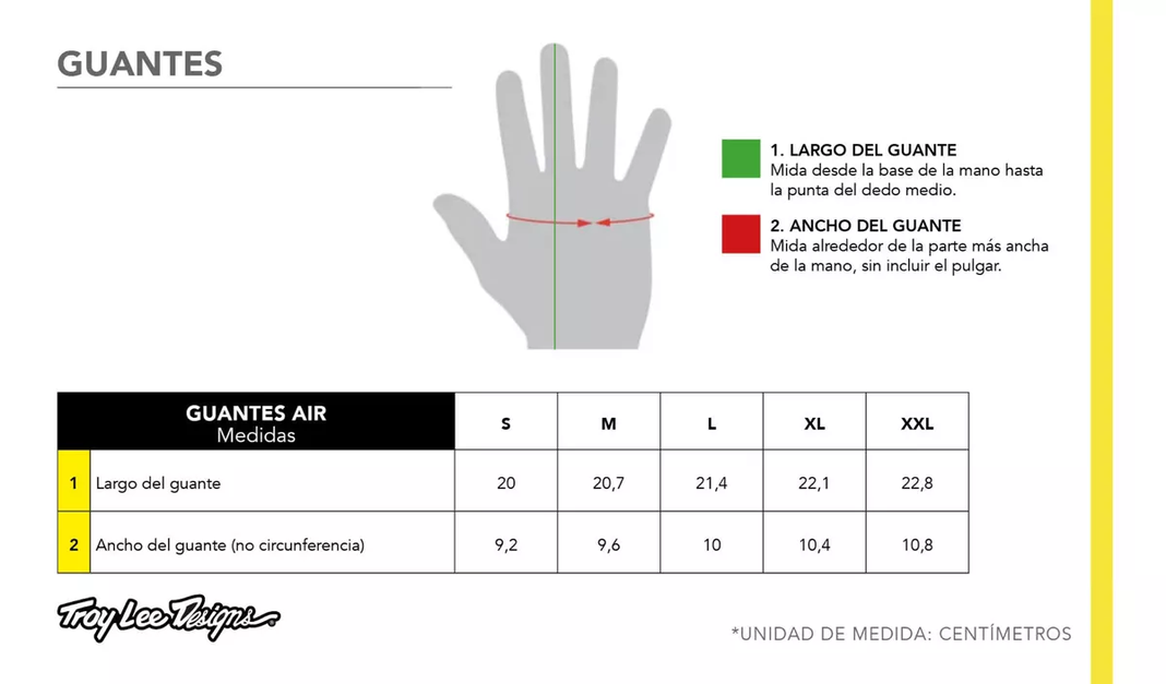 Guantes De Moto Air Solid Negro Troy Lee Designs-2