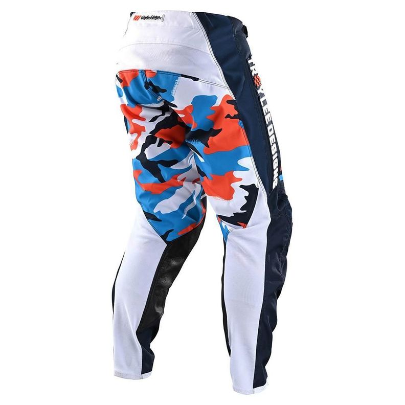 Pantalones de Moto GP Formula Azul/ Naranjo Troy Lee Designs -1