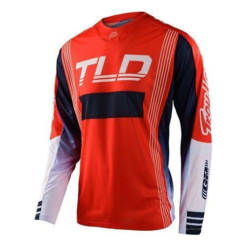 Polera De Moto GP Air Rhythm Naranja Troy Lee Designs -0