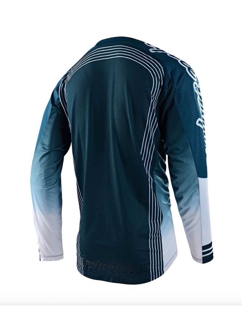 Polera de Moto GP Air Rhythm Slate Azul Troy Lee Designs -1
