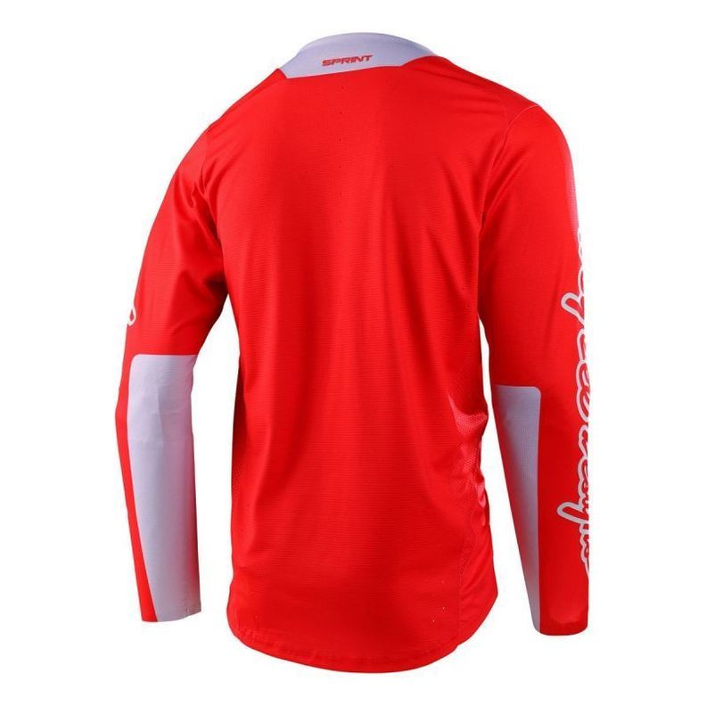 Polera De Bicicleta Sprint Icon Race Rojo Troy Lee Designs -1