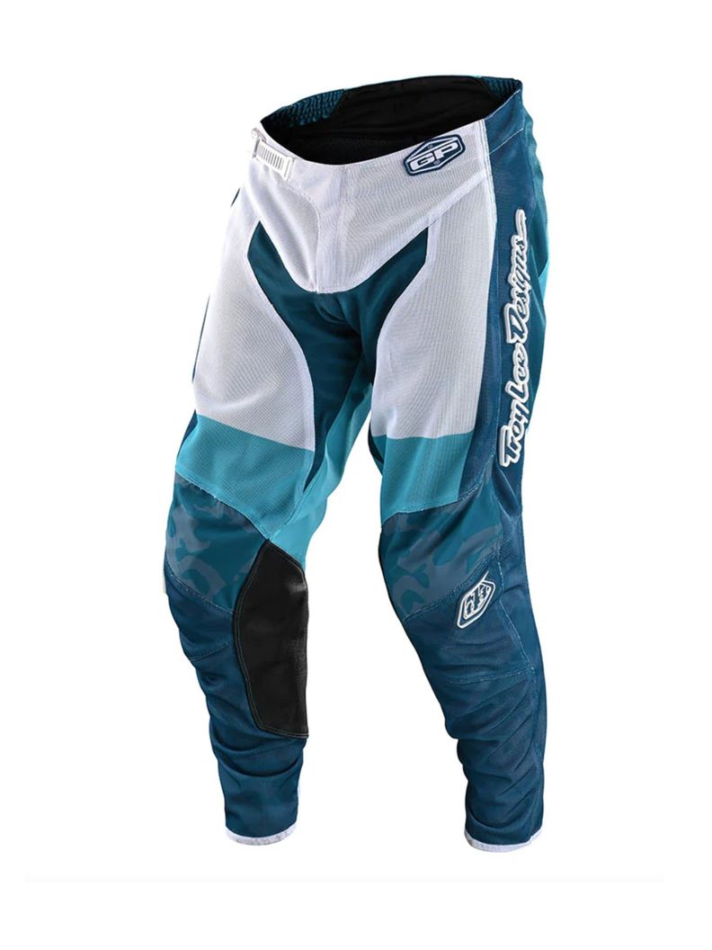 Pantalones De Moto GP Air Veloce Camo Azul Troy Lee Designs-0