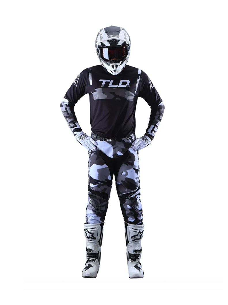 Pantalones De Moto GP Brazen Camo Gris Troy Lee Designs -2