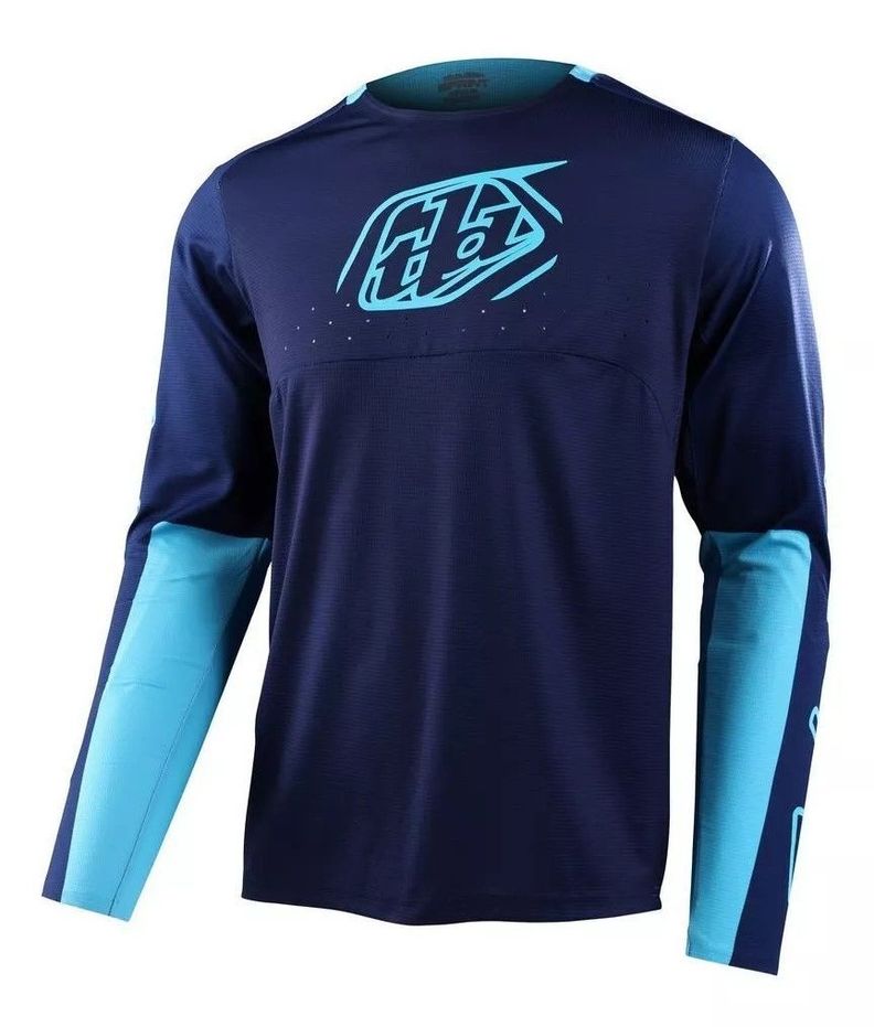 Polera De Bicicleta Sprint Icon Navy Troy Lee Designs -0