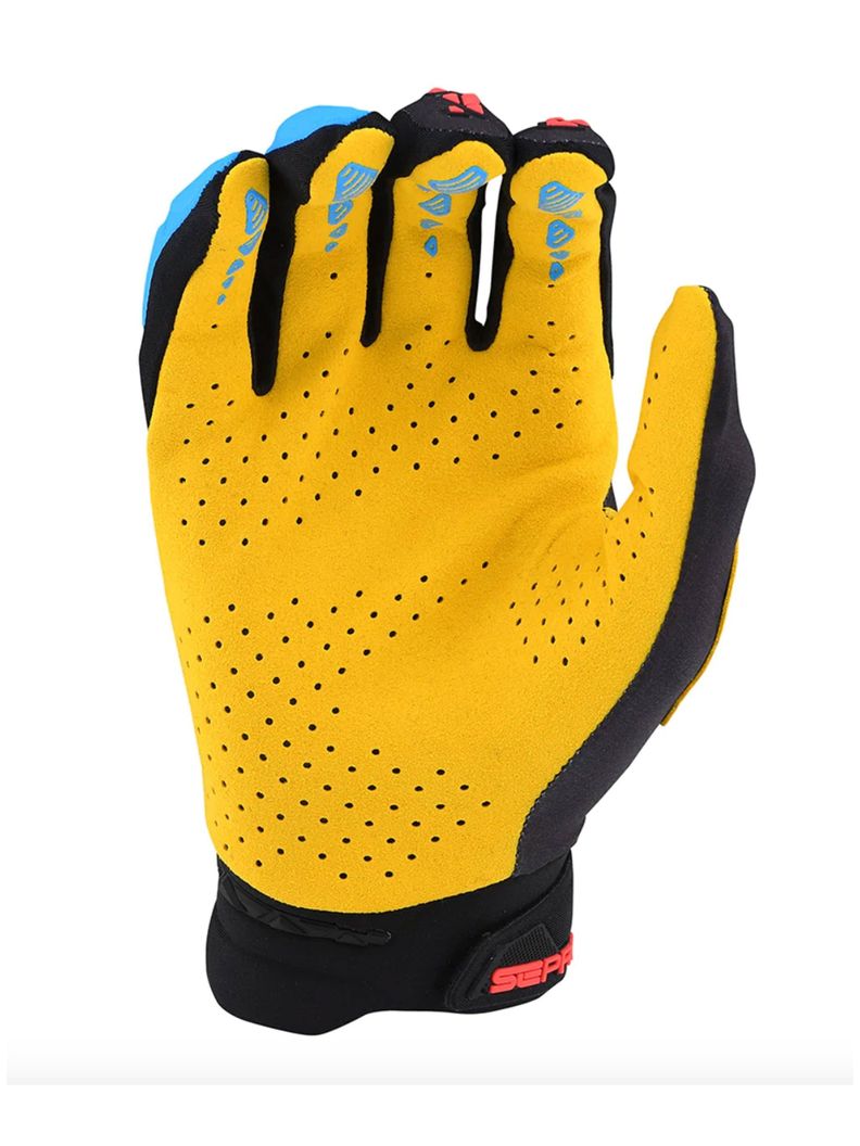 Guante de Moto SE PRO Negro / Amarillo Troy Lee Designs -1