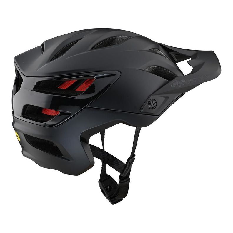 Casco de Bicicleta A3 Uno Black Mips Troy Lee Designs-1