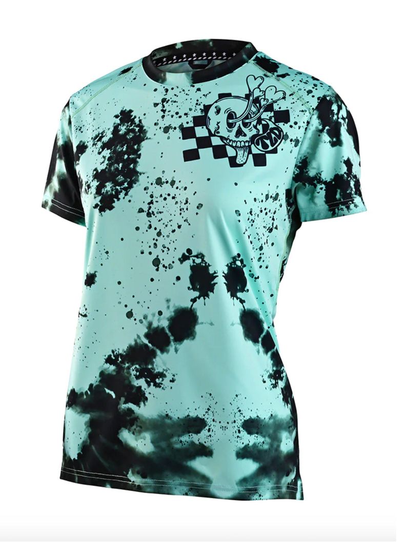 Polera De Bicicleta Para Mujer Lilium SS Micayla Gatto Mist Troy Lee Designs -0