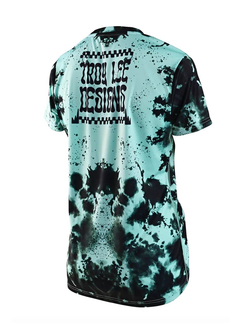 Polera De Bicicleta Para Mujer Lilium SS Micayla Gatto Mist Troy Lee Designs -1