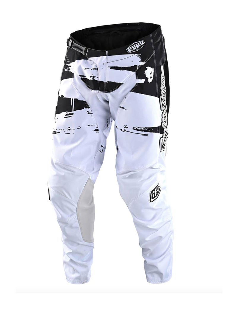 Pantalones de Moto GP Brushed Negro / Blanco Troy Lee Designs -0