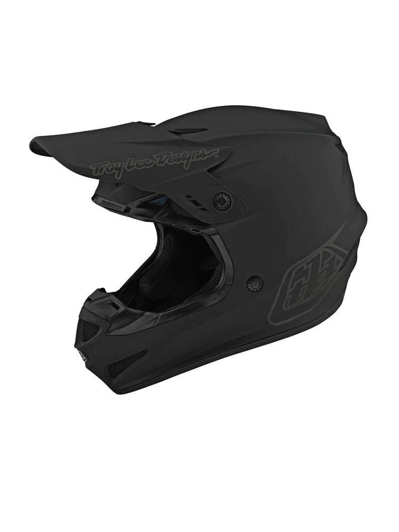 Casco de Moto Gp Mono Black Troy Lee Designs -0