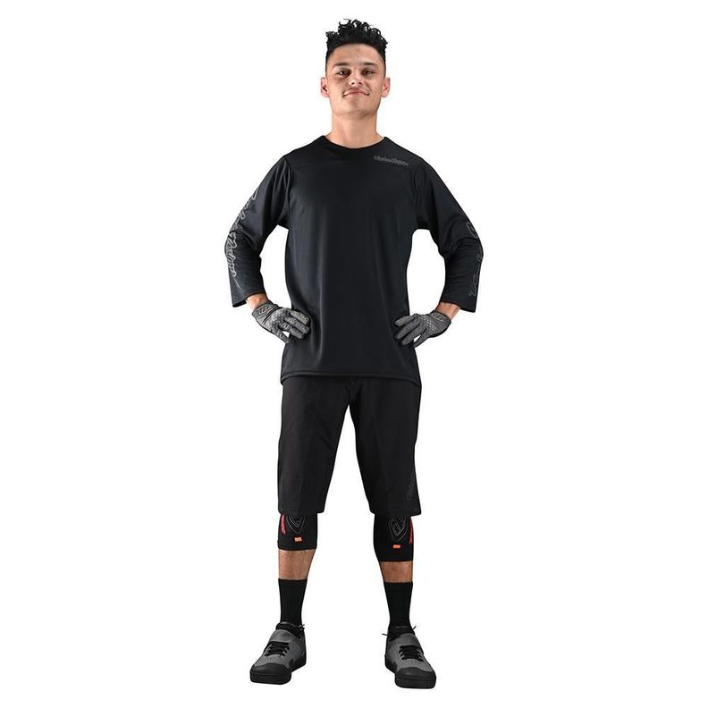 Polera de Bicicleta Ruckus 3/4 Negro Troy Lee Designs -2