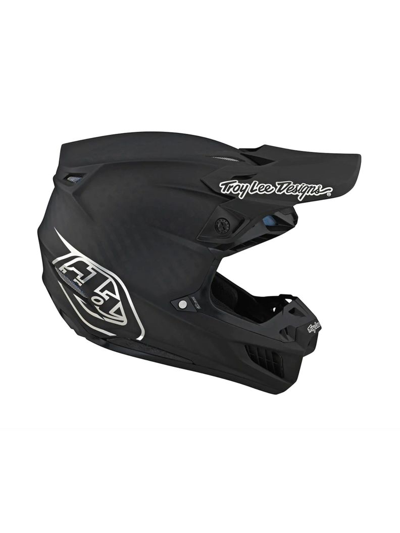 Casco de Moto SE5 Carbon Mips Stealth Negro / Cromado Troy Lee Designs -1