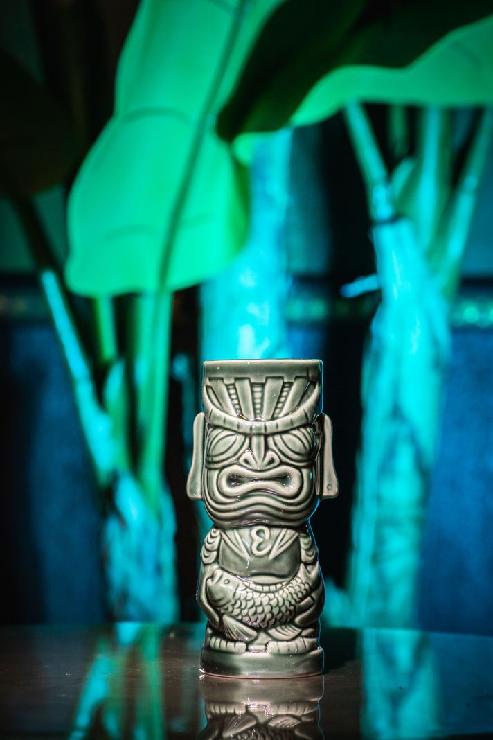 Taza Tiki Milenario, Vaso Cerámica 380 ML Cóctel, Pub, Hawai-1