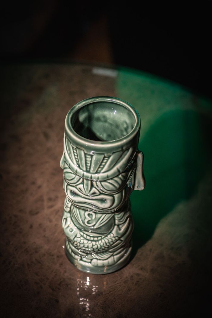 Taza Tiki Milenario, Vaso Cerámica 380 ML Cóctel, Pub, Hawai-4
