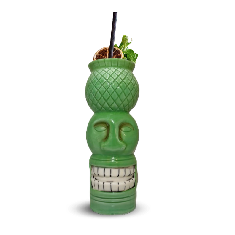 Taza Tiki Tahu, Vaso Cerámica 400 Ml Cóctel, Pub, Hawai-0