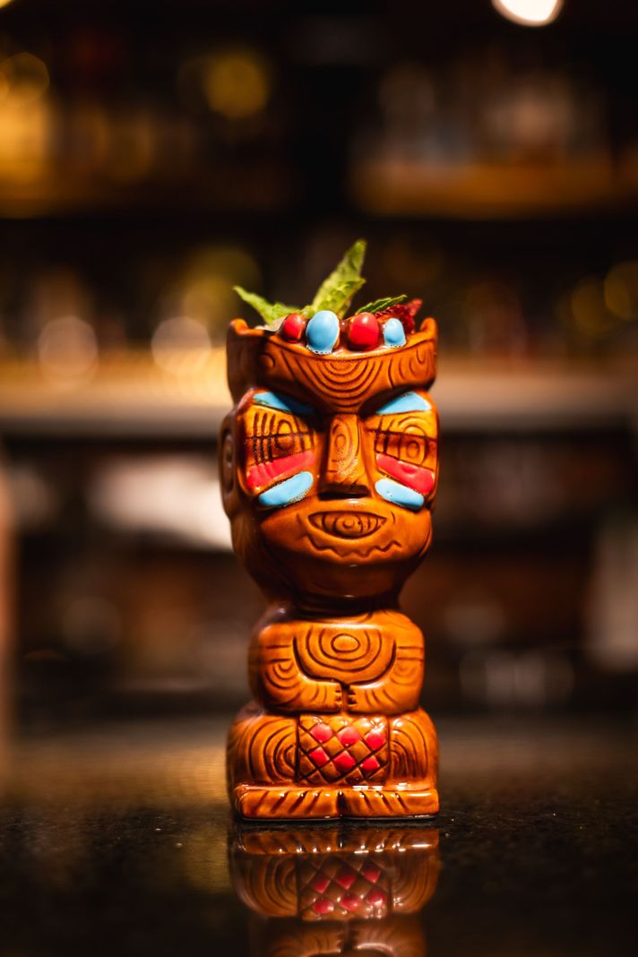 Pack 6 Tiki Mugs Aroha + 3 Destapadores, Vaso Cerámica-1