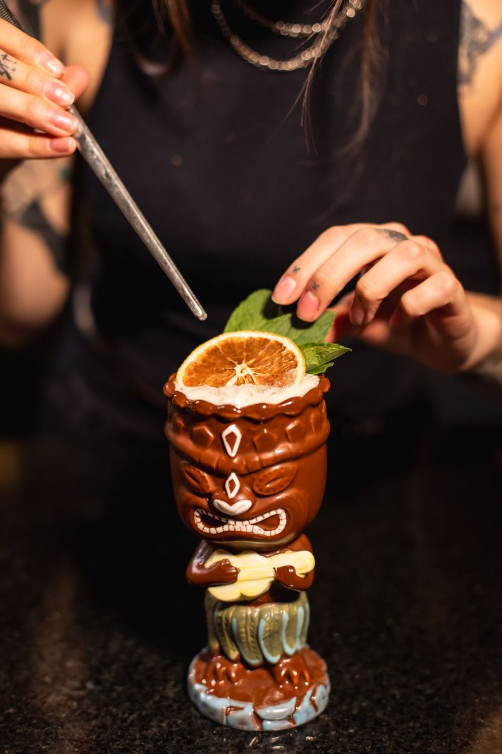 Pack 6 Tiki Mugs Hawai + 3 Destapadores, Vaso Cerámica-2
