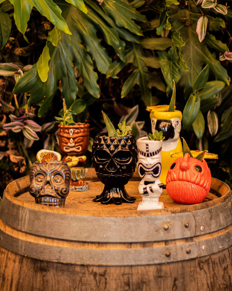 Pack 23 Tiki Mugs Polinesia + 6 Destapadores, Vaso Cerámica-4