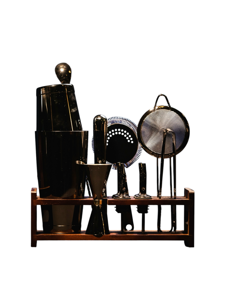 Set Coctelería Profesional 12 Pzs Negro, Bar, Bartender-0
