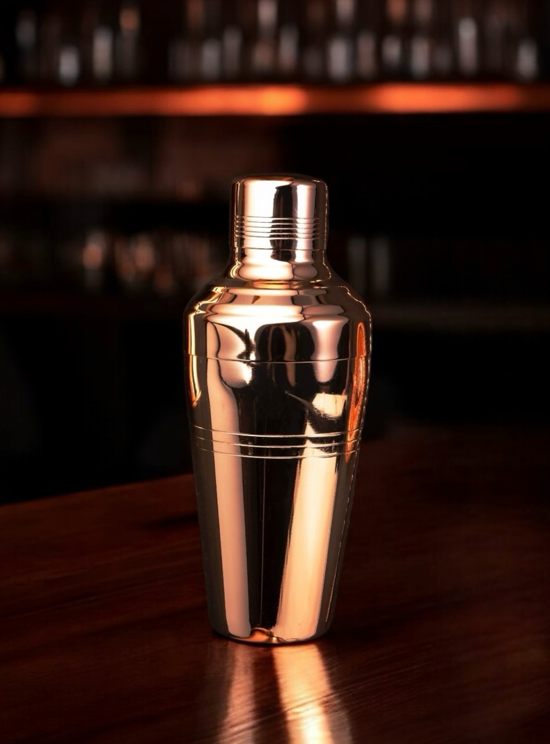 Coctelera Japonesa Cobre 510 ML, 3 Piezas, Coctel, Bar-1