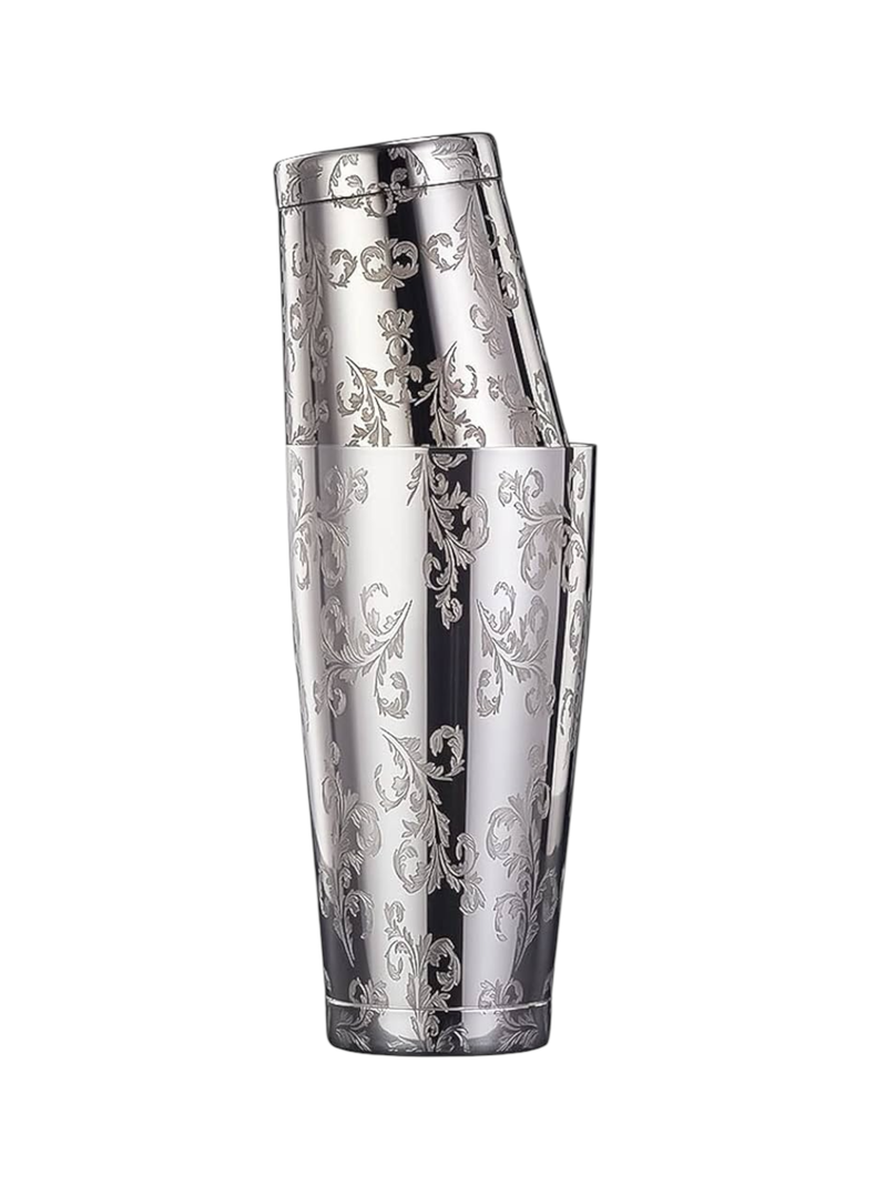 Coctelera Boston Con Diseño 540/840 ML, Premium, Cotel, Bar-0