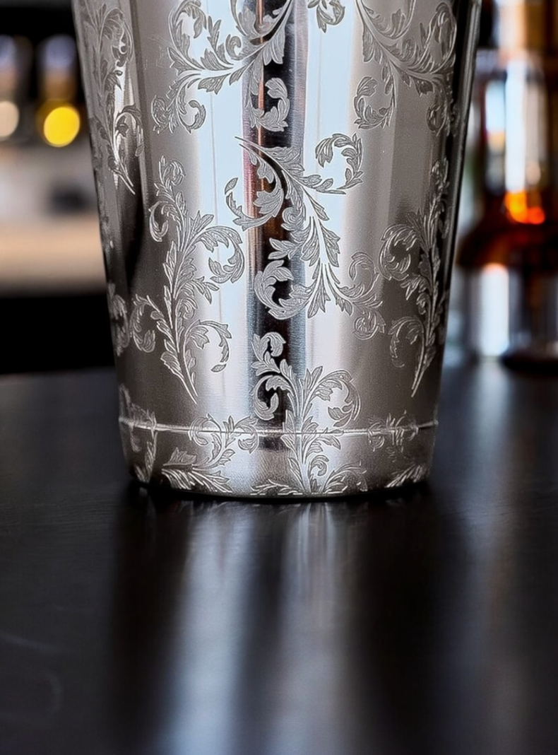 Coctelera Boston Con Diseño 540/840 ML, Premium, Cotel, Bar-3