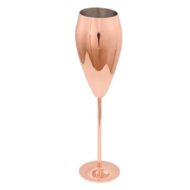 2 Copas Champagne Cobre Premium, Coctel 215 ML Bar-2