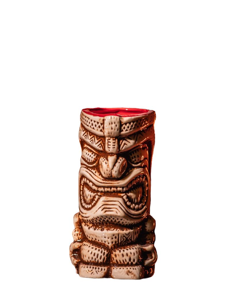 Taza Tiki Ancestral, Vaso Cerámica 420 ML Cóctel, Pub, Hawai-0