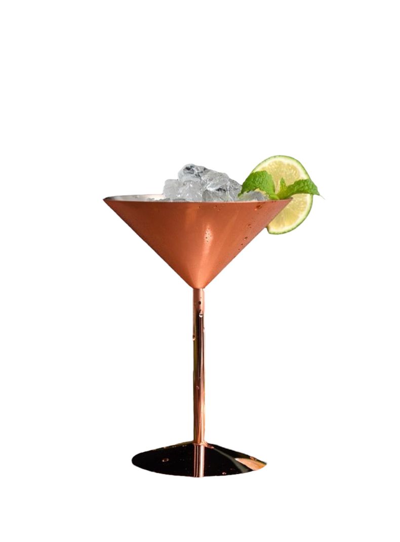 Copa - Vaso Martini Cobre Premium, Coctel 230 ML Bar-0