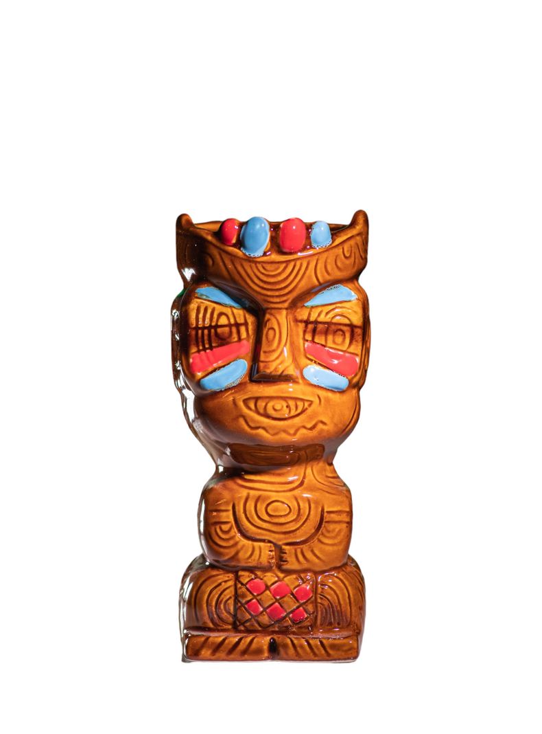 Taza Tiki Tótem, Vaso Cerámica 400 ML Cóctel, Pub, Hawai-0