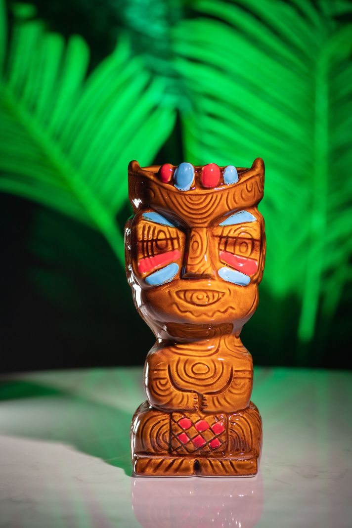 Taza Tiki Tótem, Vaso Cerámica 400 ML Cóctel, Pub, Hawai-5