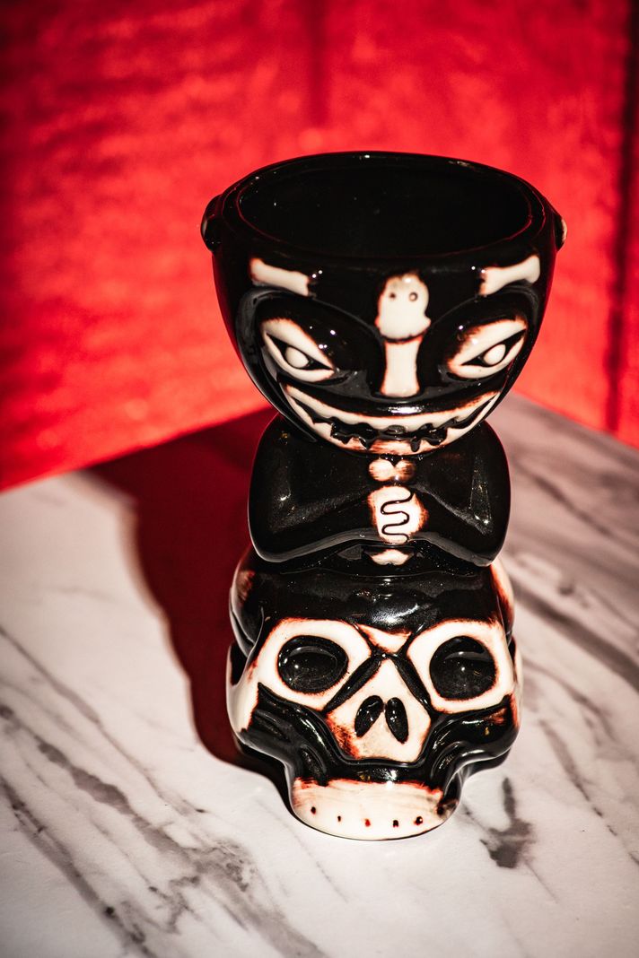 Tazas Tiki Muñeca, Vaso Cerámica 450 ML Cóctel, Pub, Hawai-5
