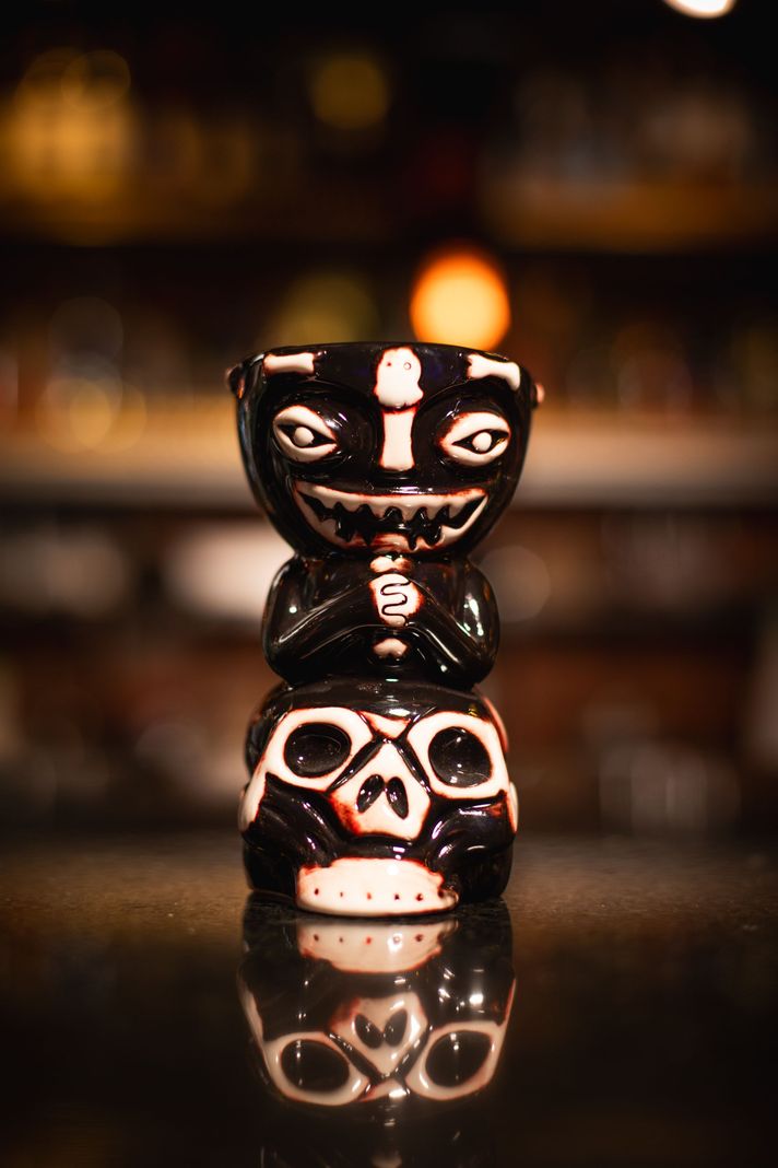 Tazas Tiki Muñeca, Vaso Cerámica 450 ML Cóctel, Pub, Hawai-6