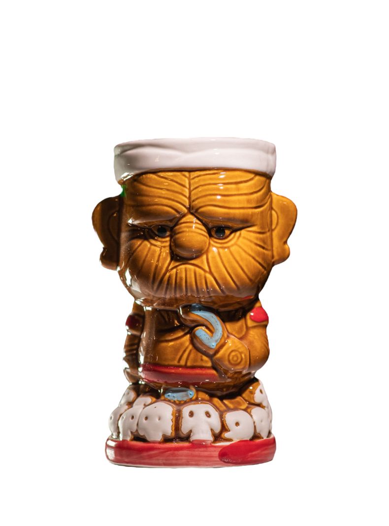 Taza Tiki Abuelo, Vaso Cerámica 500 ML Cóctel, Pub, Hawai-0
