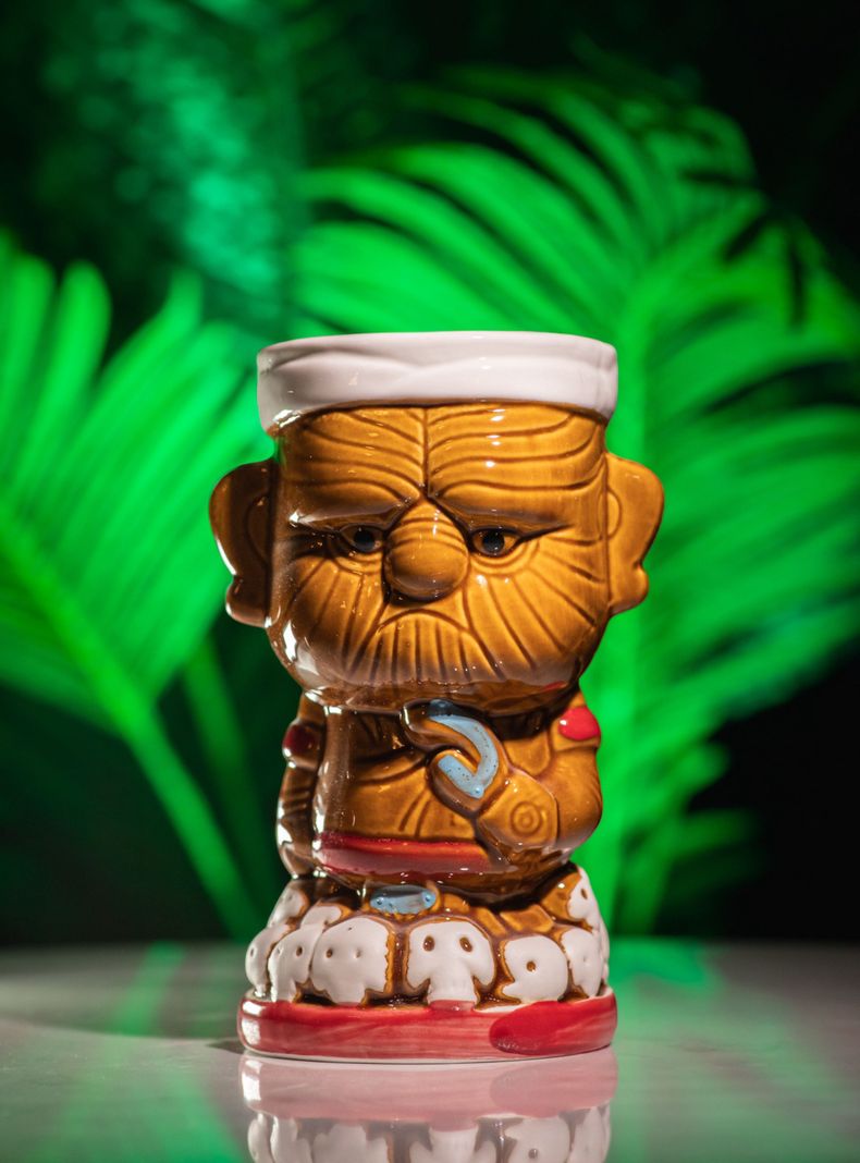 Taza Tiki Abuelo, Vaso Cerámica 500 ML Cóctel, Pub, Hawai-1