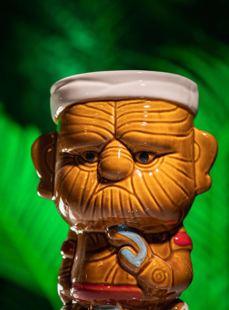 Taza Tiki Abuelo, Vaso Cerámica 500 ML Cóctel, Pub, Hawai-2